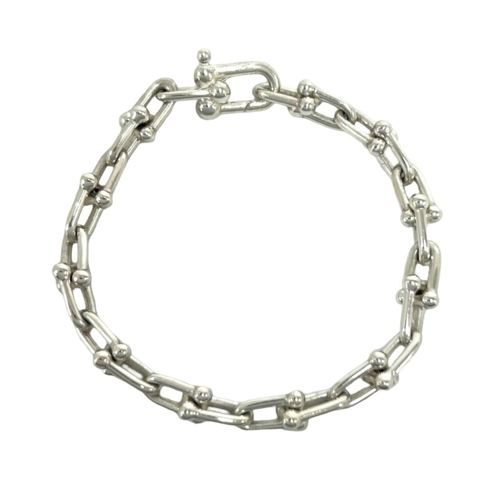 TIFFANY&Co. Tiffany HardWear Small Link 24-Link Bracelet, Sterling Silver 925...
